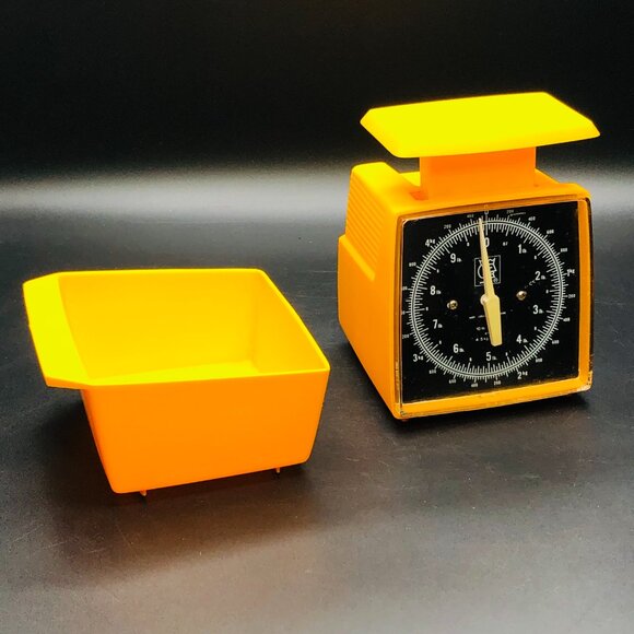 Vintage 70s KITCHEN KING Food Scale: Imperial / Metric Weight Retro Kitchenware - Picture 4 of 10